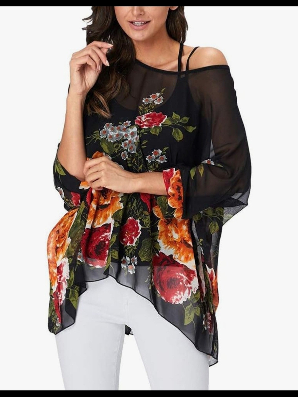 4 Sheer Off-Shoulder Tunics